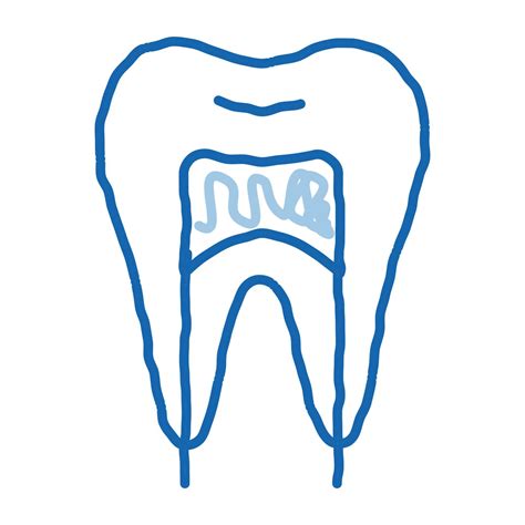 Dental X-ray Image Stomatology doodle icon hand drawn illustration 17801072 Vector Art at Vecteezy