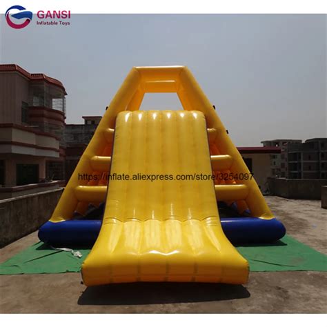 Aliexpress.com : Buy Aqua equipment inflatable water climbing slide,6*4 ...