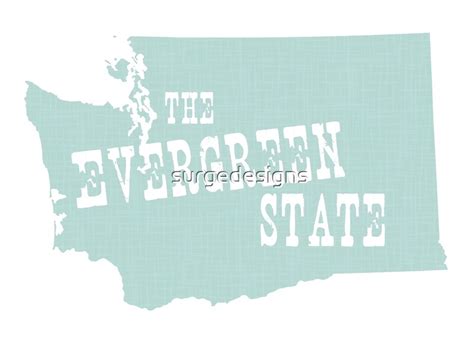 "Washington State Motto Slogan" by surgedesigns | Redbubble