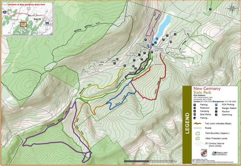 New Germany State Park Trails - Deep Creek Times