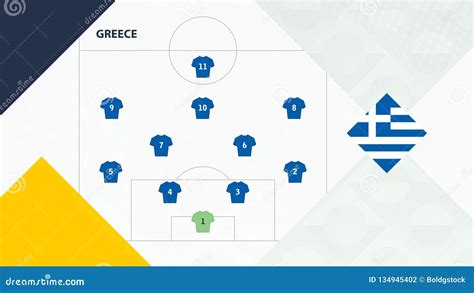 Greece Team Preferred System Formation 4-2-3-1, Greece Football Team ...