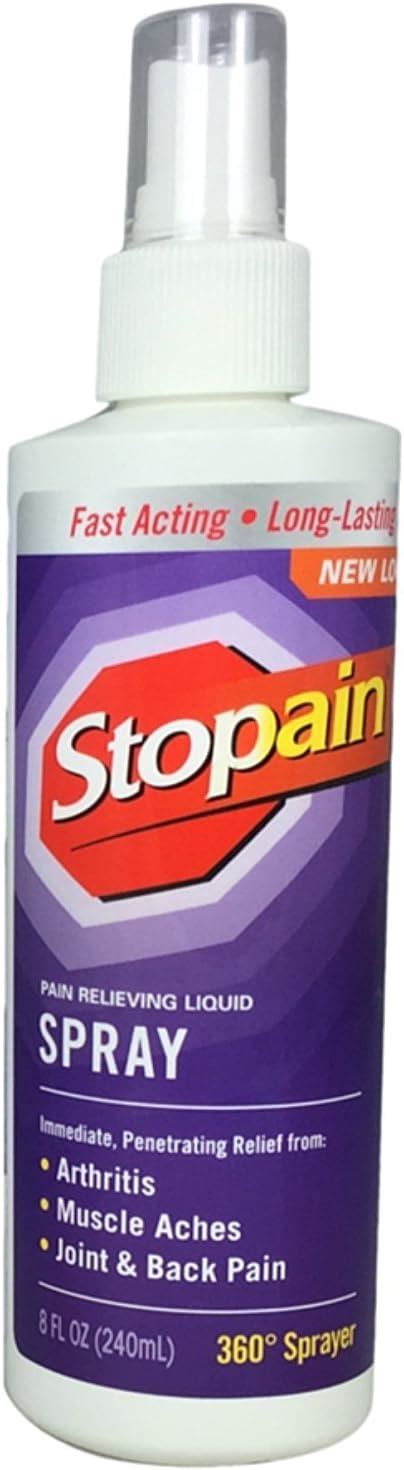 Stopain Cold Pain Relieving Liquid Spray - 8 oz, Pack of 2: Amazon.ca: Electronics