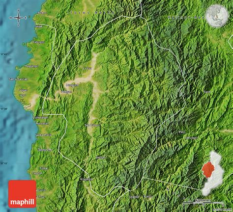 Satellite Map of Abra