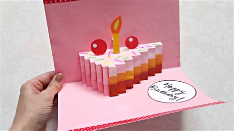 DIY Pop Up Card Birthday Cake | Pop-Up Card Tutorial | Maison Zizou ...