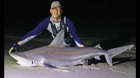 Shark fishing from beach in Panama City, Florida - Surf fishing for ...