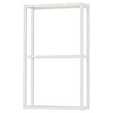 ENHET wall fr w shelves, white, 18x6x30" - IKEA