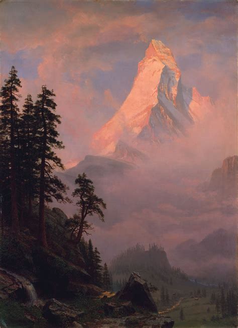 Matterhorn art, Landscape paintings, American painting