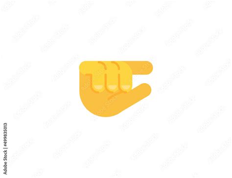 Pinching Hand Gesture Emoticon. Vector Pinching Hand Emoji Stock Vector | Adobe Stock