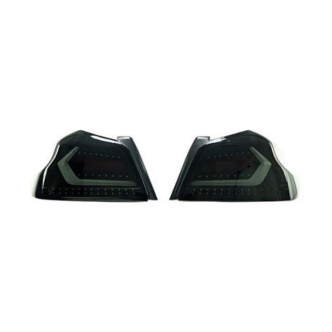 OLM EVOLUTION TAIL LIGHT (SMOKED LENS, BLACK BASE, WHITE C BAR) SUBARU WRX/ STI 2015+