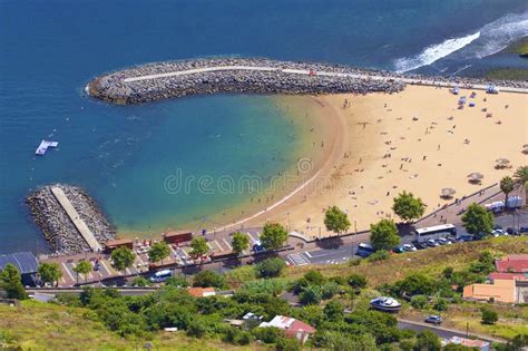 Machico Beach, Madeira, Portugal Editorial Photo - Image of holiday ...