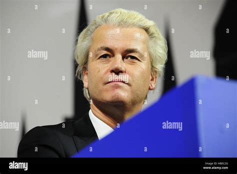 Political conversation with Geert Wilders Stock Photo - Alamy