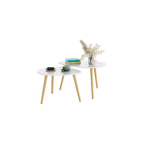 Large Nesting Coffee Tables Set of 2, Living Room End Table Sofa | Universe Furniture