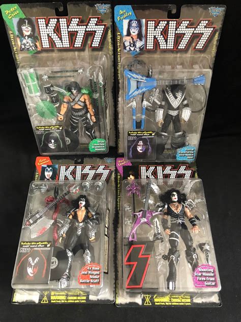 KISS ULTRA ACTION FIGURE LOT (GENE/ ACE/ PETER/ PAUL)