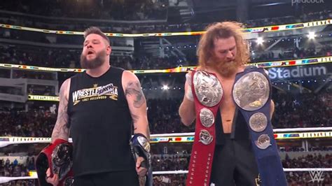 Kevin Owens & Sami Zayn Capture Undisputed WWE Tag Team Championship ...