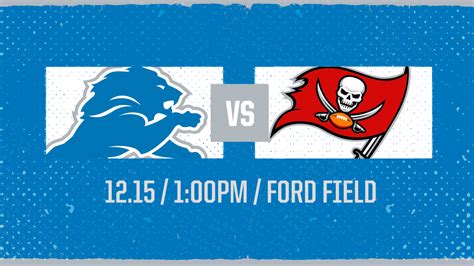 How to Watch Lions vs Bucs on December 15, 2019