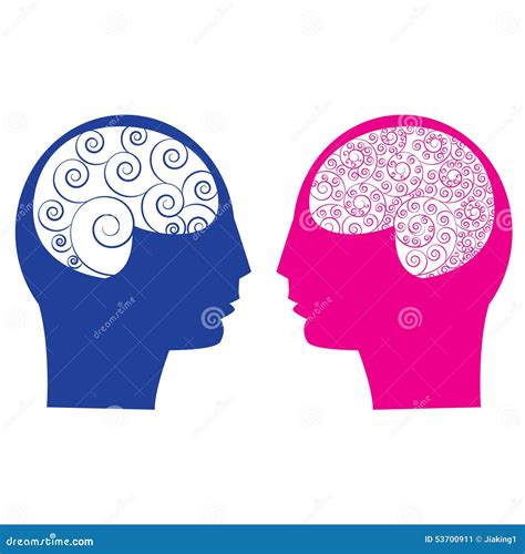 Female Brain Cartoon Vector | CartoonDealer.com #33112441