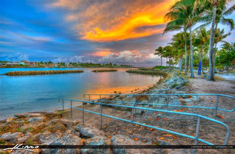 Dubois Park Swimming Area at Jupiter Inlet