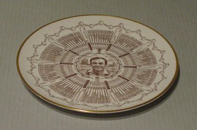 Plate, John Edrich - Century of Centuries - Australian Sports Museum