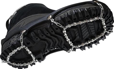 ICEtrekkers Grip-Diamond/crampons chaînes à neige pour Chaussures noir ...