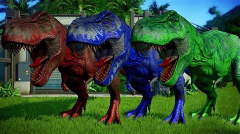 🌏 Jurassic World Evolution - Tyrannosaurus Rex Vs Ankylosaurus Breakout ...