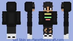 black hoodie Minecraft Skin