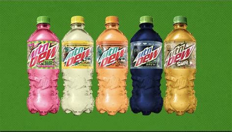 5 new flavours of Mtn Dew being released next year included Dew-S-A ...