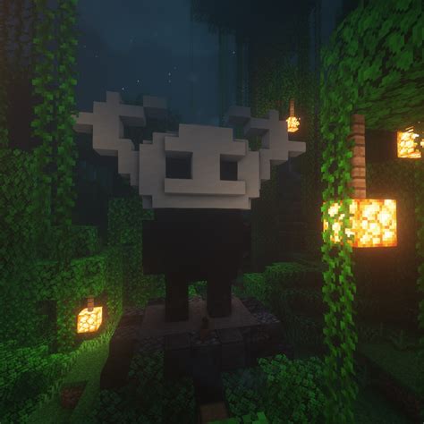 I made a Hollow Knight statue! : r/Minecraft