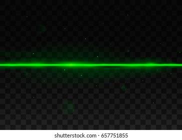 Abstract Green Laser Beam Isolated On Stock Vector (Royalty Free) 657751855 | Shutterstock