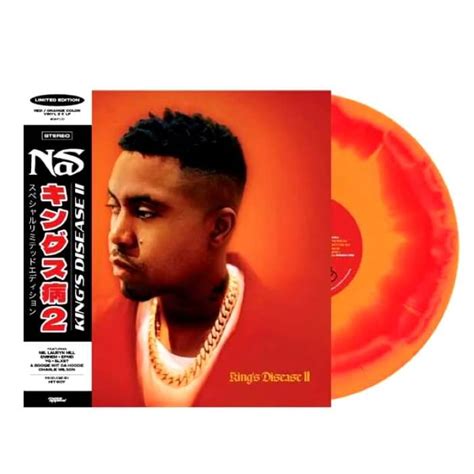 Nas | King's Disease II (Red & Tangerine Color Vinyl) – Serendeepity