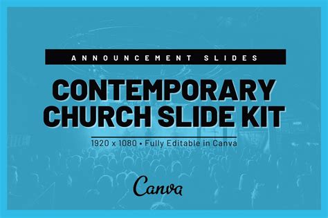 Canva Church Slide Kit Templates | Presentation Templates ~ Creative Market