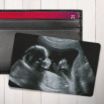 Personalised Baby Scan Wallet Keepsake Card By Sarah Hurley | notonthehighstreet.com