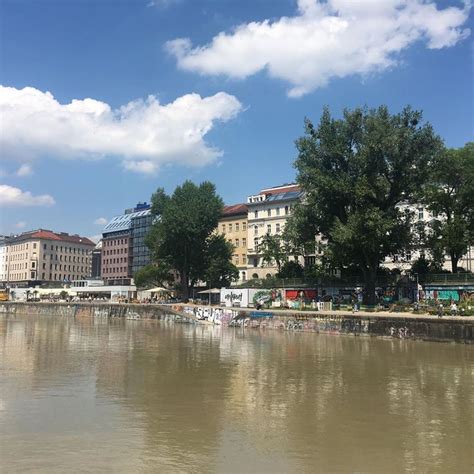 Danube river in Vienna this past sunny weekend ☀️ vienna danube austria citylife river ...