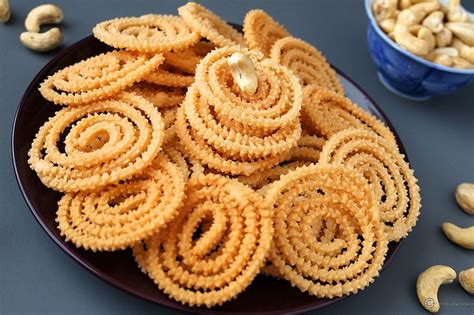 Cashew Murukku | Easy South Indian Snack Recipe | Recipe | South indian snacks recipes, Indian ...