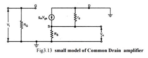 Common Drain Amplifier Circuit Diagram