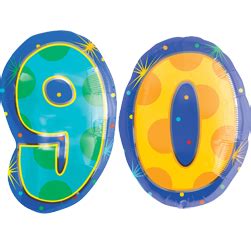 Number 90 Foil Balloons - Helium Filled | Foil number balloons, Balloons, Foil balloons