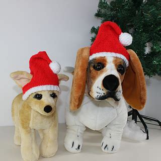 Ravelry: Dog Christmas Santa Hat pattern by Christine Grant