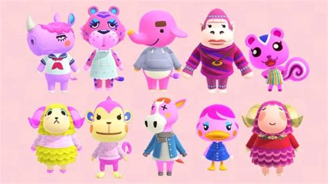 Animal Crossing: New Horizons: All Pink Villagers & Как их получить - NexusMoD.RU