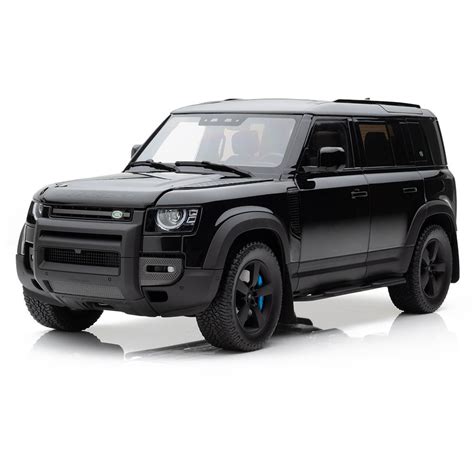 Land Rover Defender 12V Kids Ride-On Car With R/C Parental Remote Black ...