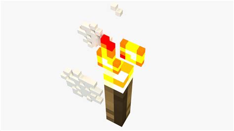 3D Minecraft Torch Model - TurboSquid 1932660