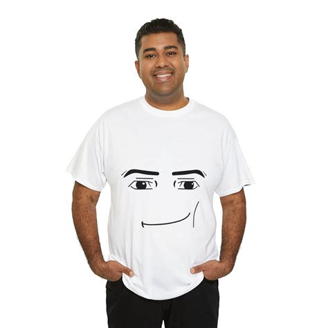 Roblox Man Face T-shirt - Etsy