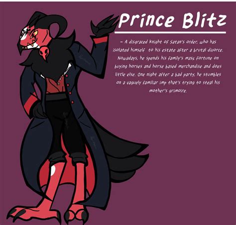 Helluva Boss role swap AU: Prince Blitzo by zombienutjob on DeviantArt