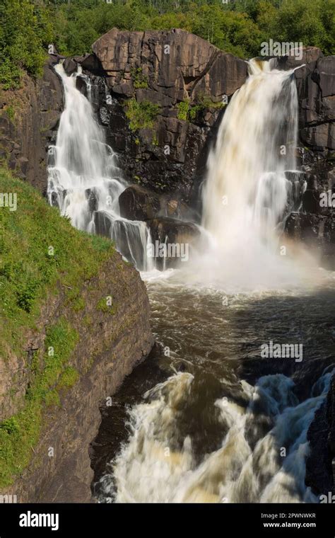 Pigeon River High Falls Waterfall Stock Photo - Alamy