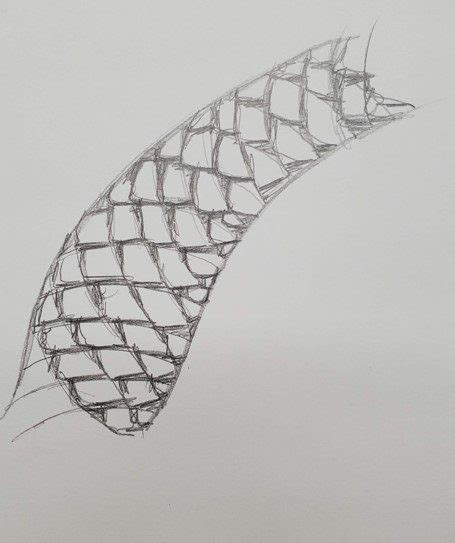 How to Draw Snake Scales with Markers - Art by Ro