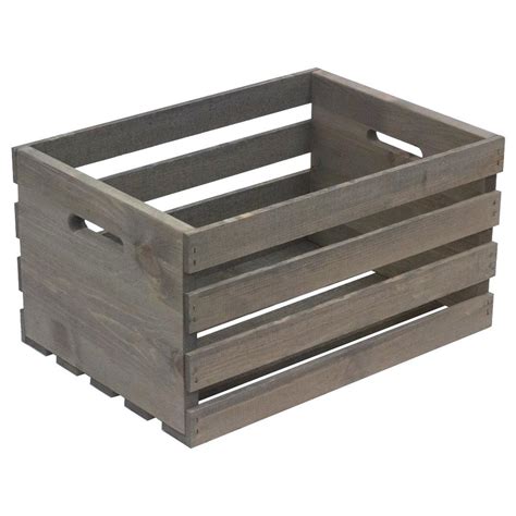 Weathered Gray Crates Pallet Wooden Crates - Integrity Party Rental