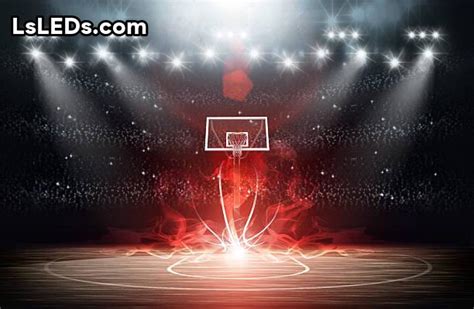 Outdoor basketball court lighting - Lsleds