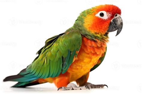 Parrot isolated on white background 22299582 Stock Photo at Vecteezy