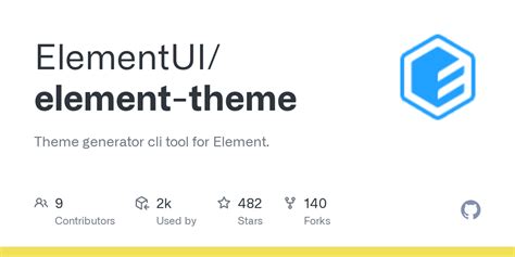 GitHub - ElementUI/element-theme: Theme generator cli tool for Element.