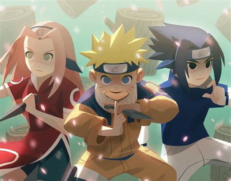 Team 7 | Naruto sasuke sakura, Anime naruto, Naruto cute