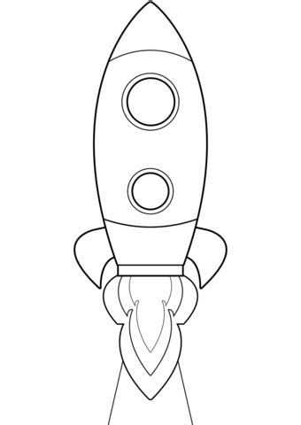 Rocket Printable Template | Free Printable Papercraft Templates