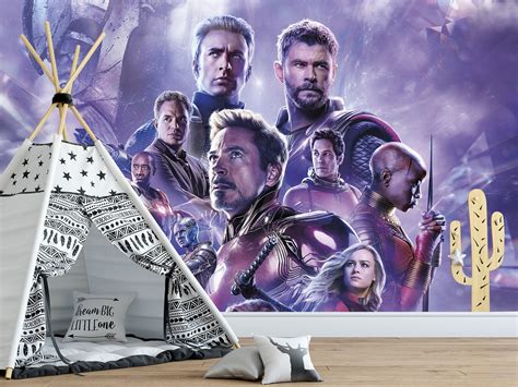 Iron Man Endgame Wall Art Marvel Comics Wall Mural Avengers | Etsy